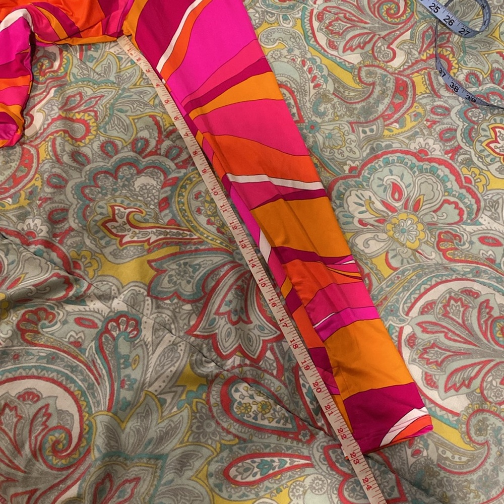 NWOT Trina Turk Rio zip up paddle suit. Large - Picture 7 of 10